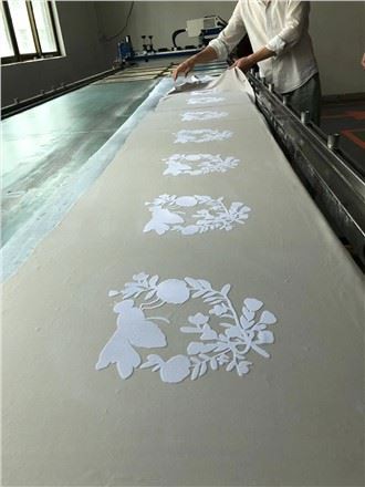 Флокирование силиконовыми чернилами для печати изображений