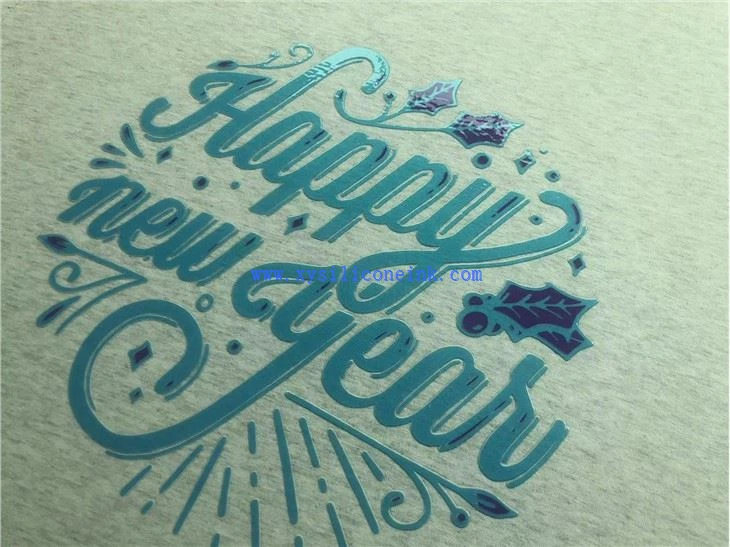 Silicone Ink With Pearl Powder Screen Print