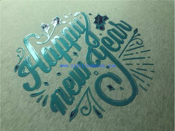 Silicone Ink With Pearl Powder Screen Print