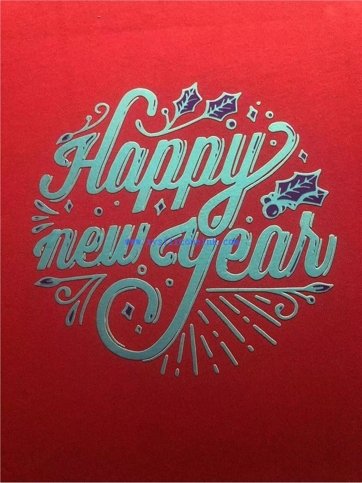 Silicone Ink With Pearl Powder Screen Print