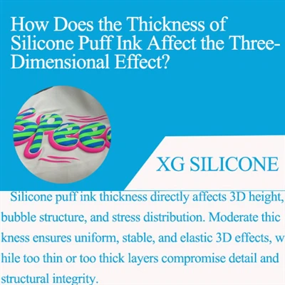 Как толщина силиконовых чернил влияет на трехмерный эффект?