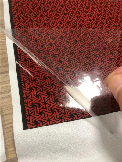 Обратная печать силиконовыми чернилами из суперволокна